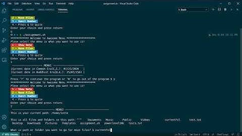 Project OS :Batch Script File (Window & Linux)