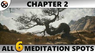 Black Myth Wukong All Meditation Spots Chapter 2 Free Skill Points