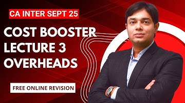 COST BOOSTER LECTURE 3 OVERHEADS