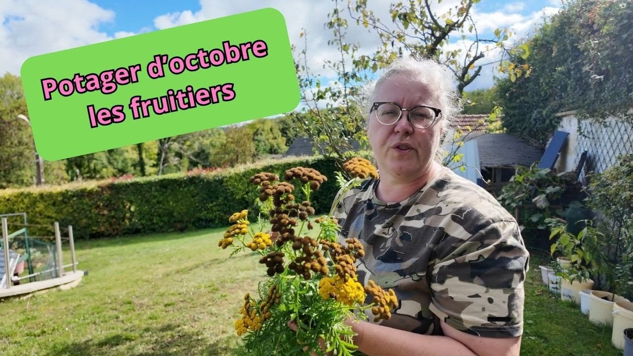 Travaux du mois d'octobre au potager les fruitiers #jardin #potager #autonomie