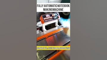 Automatic Notebook Making Machine ✅ #notebookbusiness #notebookideas #newbusiness