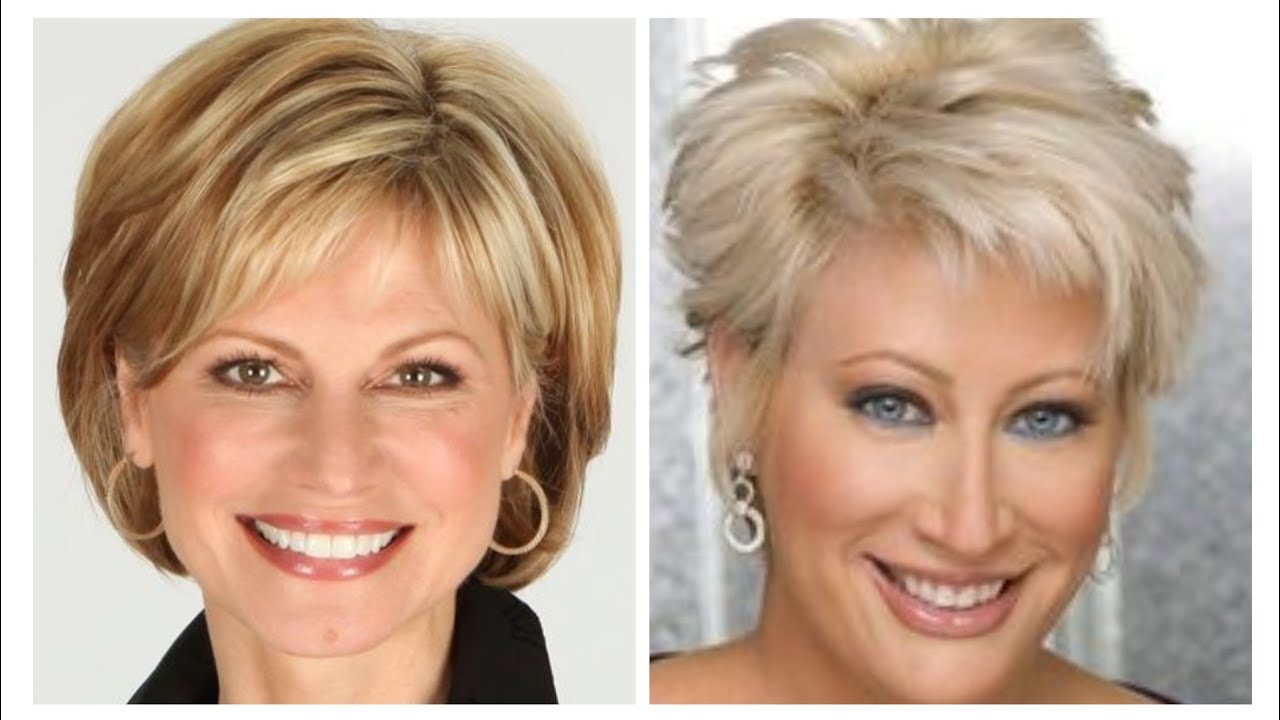 50 Short Hairstyles That Looks so Sassy : Classic Blonde Shag with Bangs