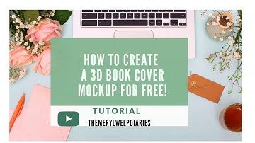 How To Make A 3D Book Cover Mockup In Under 5 Minutes For Free Using PIXLR