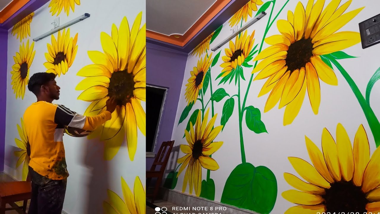 How to Paint a Sunflower for Wall Art: Step-by-Step Guide