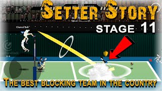 The Spike. Volleyball 3x3. Setter Story. Stage 11.