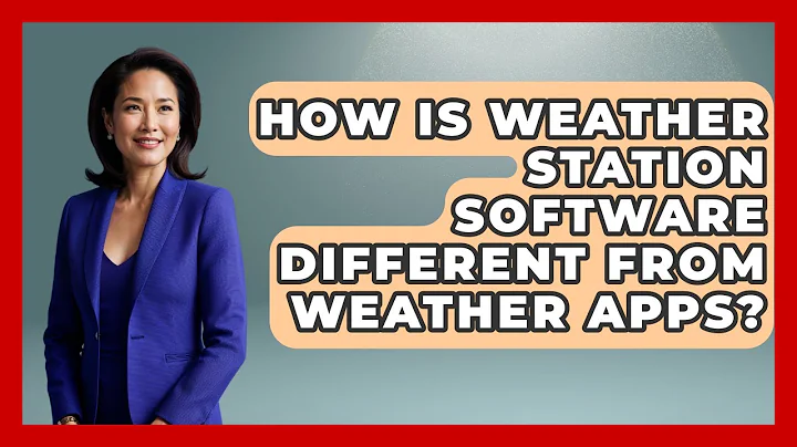 How Is Weather Station Software Different From Weather Apps? - Weather Watchdog
