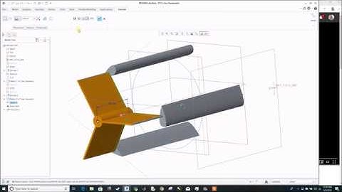 3D Darrieus Wind Turbine | Creo 3.0 | HD 1080p