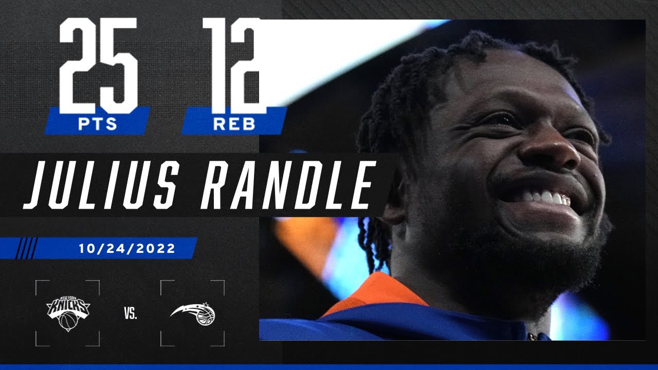 Julius Randle drops 25-PT double-double for Knicks in win - ESPN