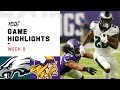 Eagles vs. Vikings Week 6 Highlights | NFL 2019