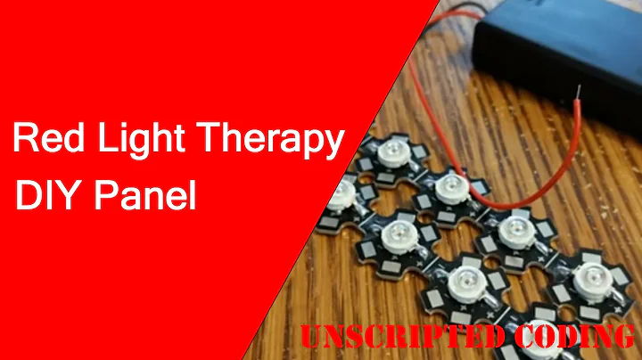 Bauen Sie ein Red Light Therapy Panel für nur 8 € | Unscripted Coding
