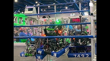 First Ever Triple Traversal Climb in Playoffs! - FRC Rapid React