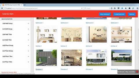 How To Create Elevation View In Ceramic Mart Tiles Visualizer ?