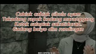 Tungkek Mambaok Rabah - Fauzana ||lirik lagu Minang||terbaru  ( Bagumam galak katiko lai )