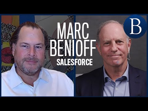 Video: Miljardieris Marc Benioff Akcionāriem: dari labu pasaulē un skatīties akciju cenu kāpumu