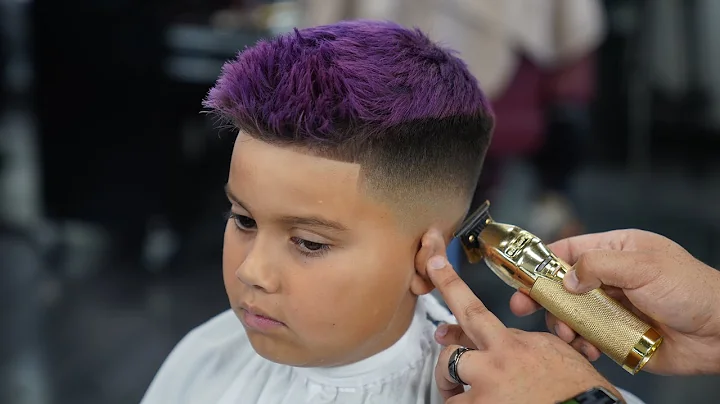 KIDS CLEANEST HAIRCUT : BARBER TUTORIAL