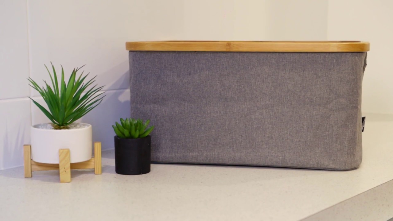 Hills Foldable Bamboo Laundry Basket YouTube