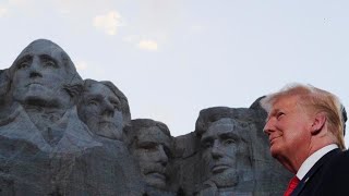 Au Mont Rushmore, Donald Trump s'en prend à ceux qui veulent 
