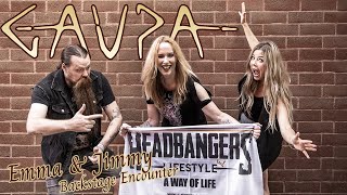 Singer EMMA AND drummer JIMMY of GAUPA - Interview 13.08.2023 - HeadBangers LifeStyle