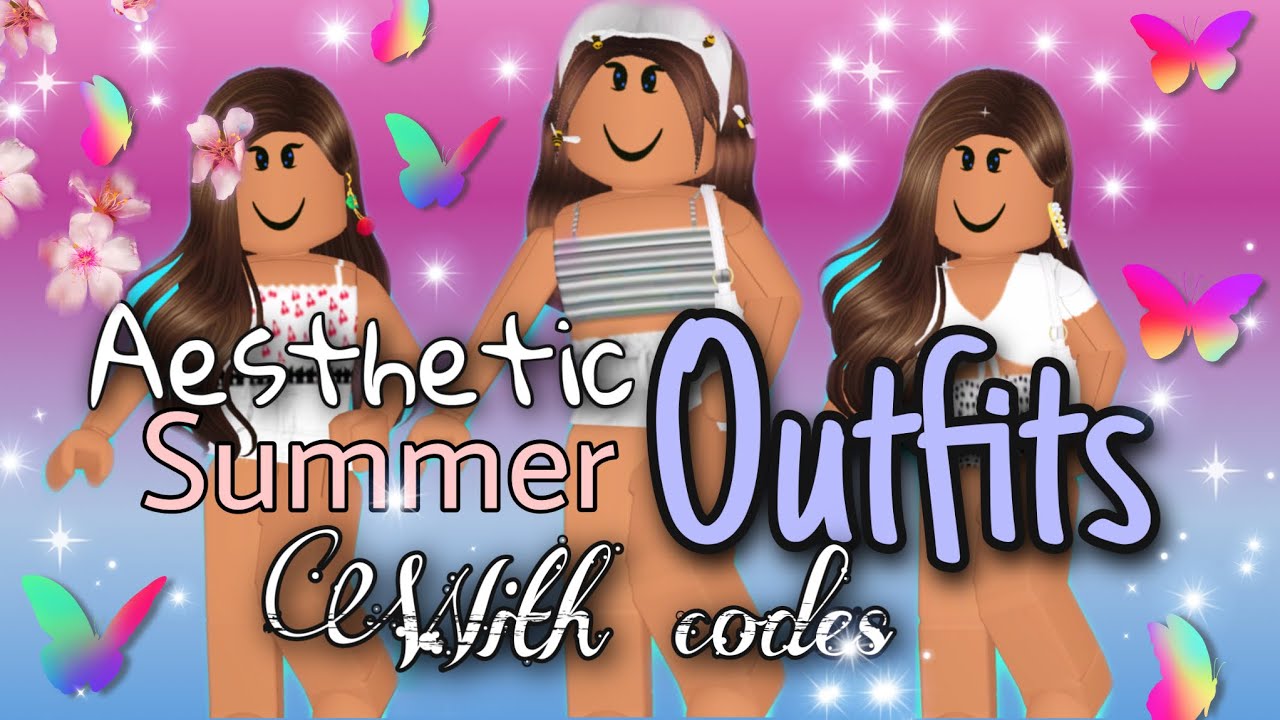 Aesthetic summer outfits codes for bloxburg! YouTube