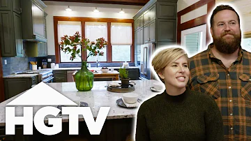 "One Of A Kind" Ben & Erin's Kitchen Transformation Blows Client's Mind | Home Town