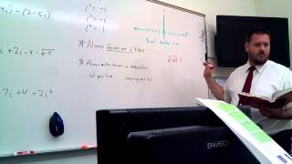 Algebra 2, Lesson 51   Imaginary Numbers