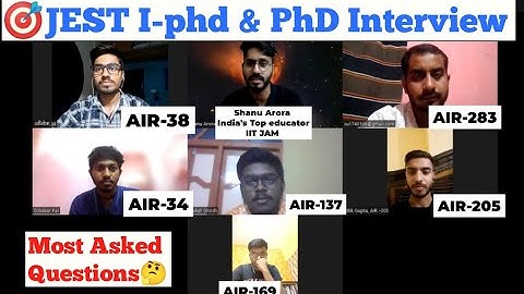 Jest interview questions || JEST interview preparation tips || JEST 2023 toppers