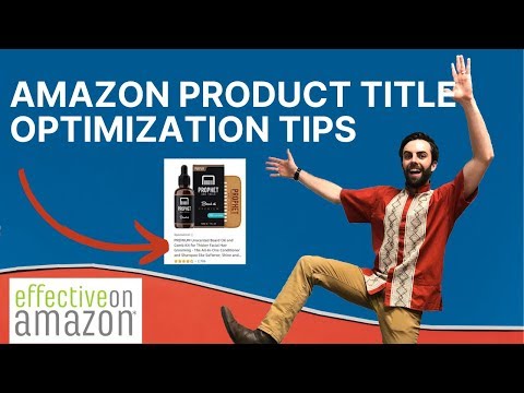 amazon product title optimization