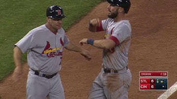 STL@CIN: Carpenter ties game with a two-run double