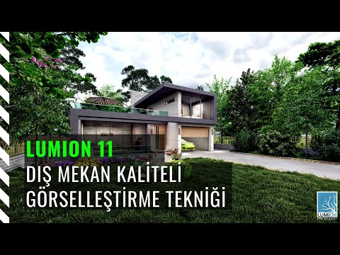 Lumion 11 Eğitim Seti - lumion dış mekan render