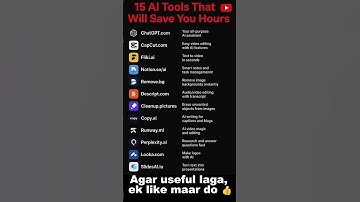 15 AI Tools That Save You Hours ⏳ | Best AI Tools 2025