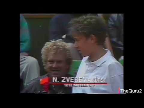 FASTEST GRAND SLAM FINAL EVER? - 1988 Steffi Graf vs Natasha Zvereva