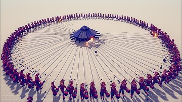 100x HARPOONER vs EVERY UNIT - TABS - Totally Accurate Battle Simulator #5