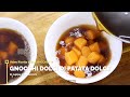 [Gnocchi di patata dolce in zuppa allo zenzero] Un dolce semplice e nutriente