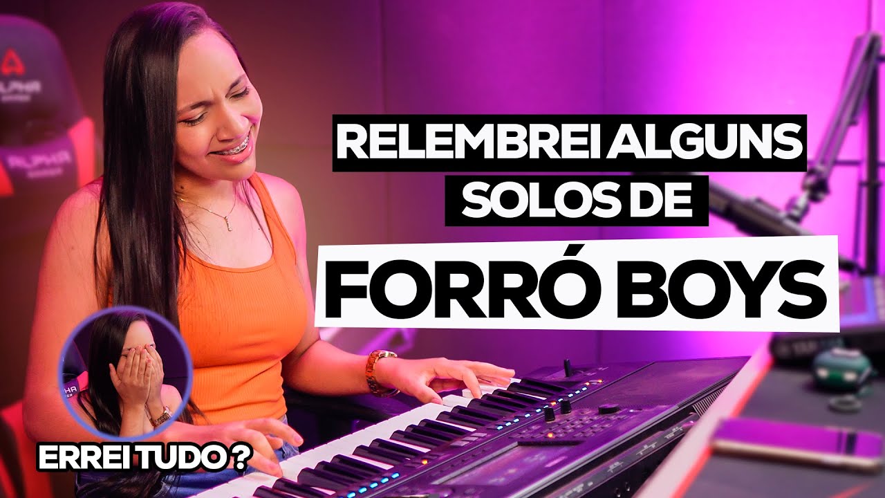 SOLOS FORRÓ BOYS NO TECLADO