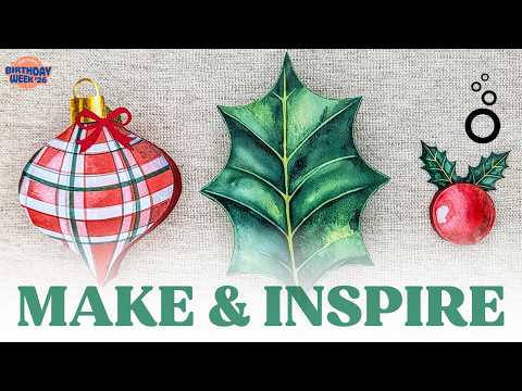 DIY Holly Leaf 3D Gift Box! Yuletide Memories Tutorial with Janice | Tonic Studios