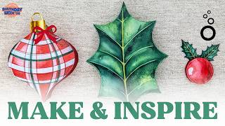 DIY Holly Leaf 3D Gift Box! Yuletide Memories Tutorial with Janice | Tonic Studios