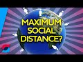 What is the maximum possible social distance?