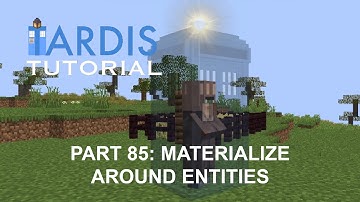 Minecraft 1.19 TARDIS Tutorial Part 85: Materialize Around Entities