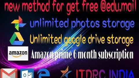 How to Create Edu Email Address Free|Unlimited Google Drive Storage| New Method| ITDRC INDIA