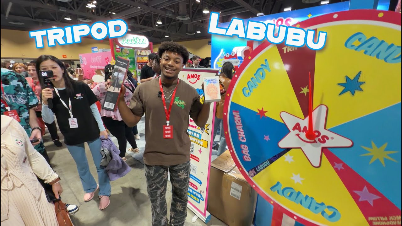 I WON A TRIPOD AND LABUBU! | YFCon25 Vlog ft. Jaydynn Hamilton | - YouTube