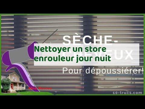 Vidéo: Comment laver les stores à la maison ?