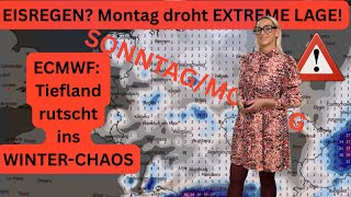 Wettermodell schockt mit Tiefland-Winter: Tief Ulf bringt Schnee & Blitzeis – Montag droht Chaos!