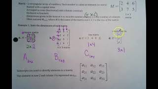 A2 4.1 Organizing Data with Matrices