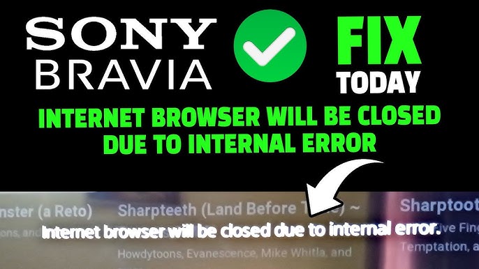 Samsung Tv Internet Browser Not Working FIX ✓ Internet Browser ...