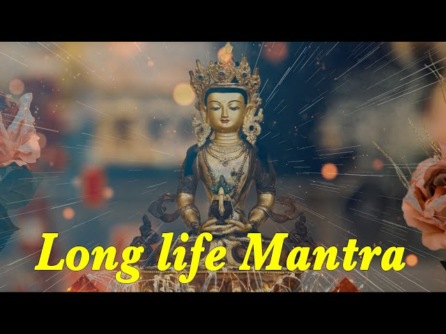 Amitayus Buddha Mantra | ཚེ་དཔག་མེད། | Buddha Amitabha Long Life Mantra | अमितायुस | Amitāyus class=