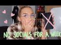 i deleted social media for a week (and went crazy)