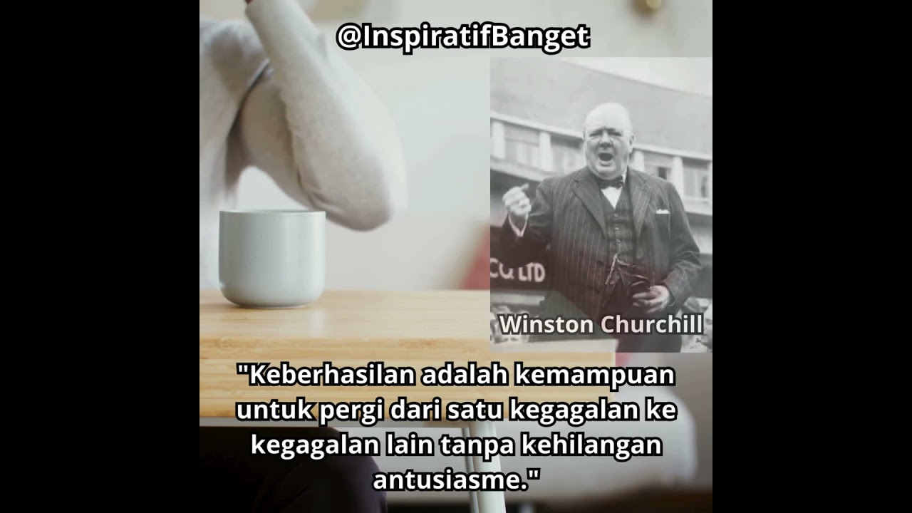 Kalimat Inspiratif Tokoh Dunia Winston Churchill 