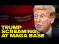 Furious Trump SCREAMING At His MAGA Base Behind The Scenes