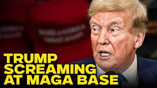 Furious Trump SCREAMING At His MAGA Base Behind The Scenes