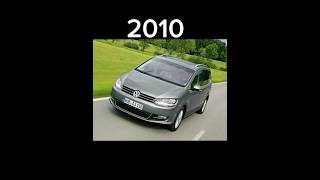Evolution Of Volkswagen Sharan (1995-2023) #evolution #volkswagen #sharan #cars #shorts #2023
